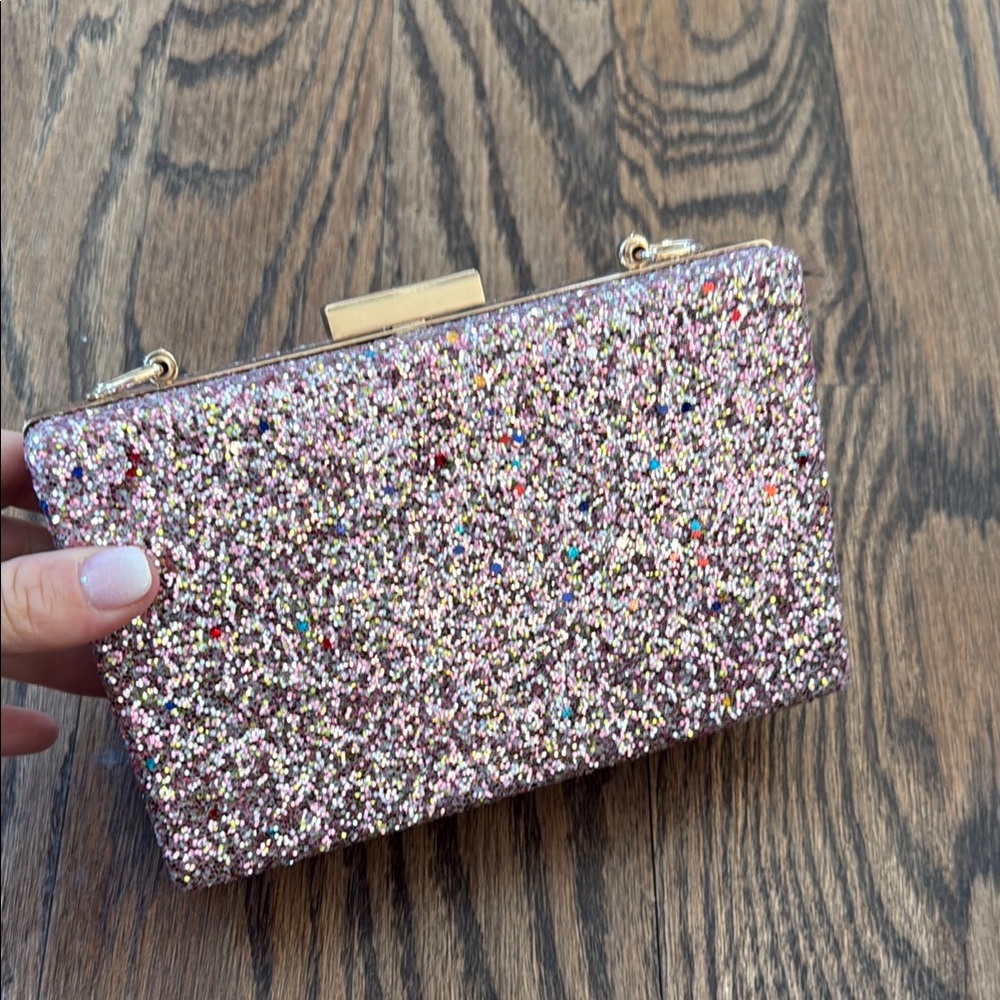 Glittery Multicolor Clutch